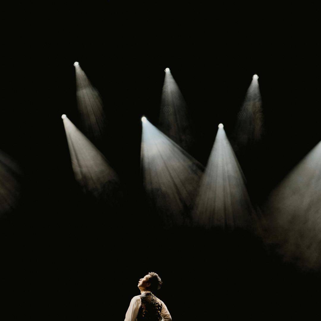 actor on stage
